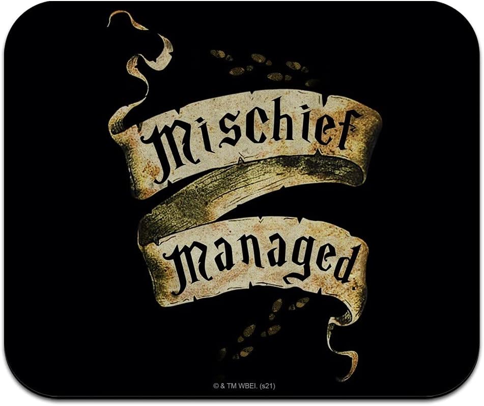 Mousepad Harry Potter - Mischief Managed | Diseño Delgado y Antideslizante