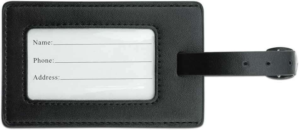 Harry Potter Slytherin Painted Crest Rectangle Leather Luggage Card ID Tag