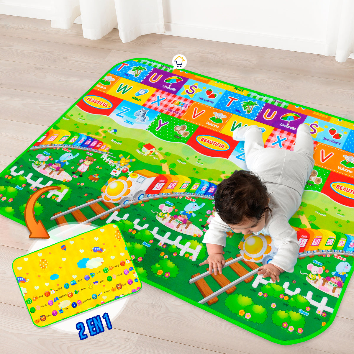 Tapete Infantil Grande 2 En 1