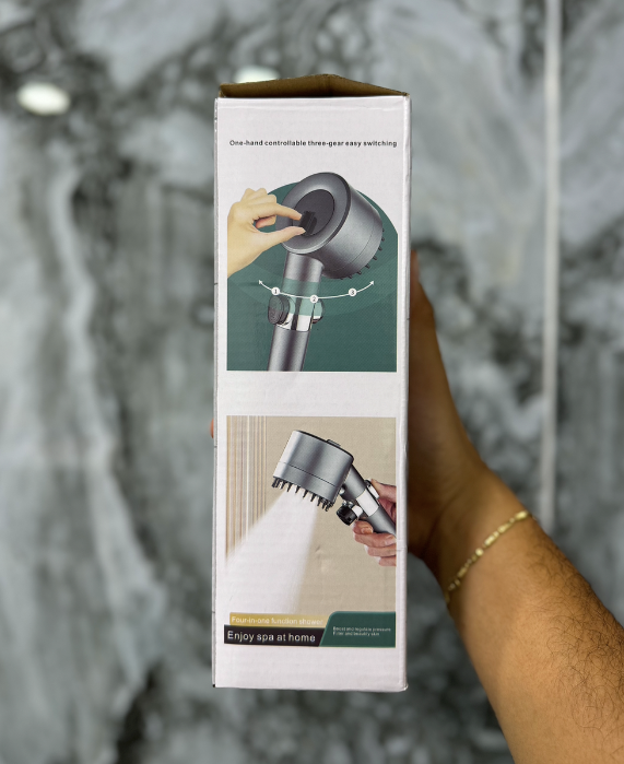 Cabezal de ducha turboalimentado